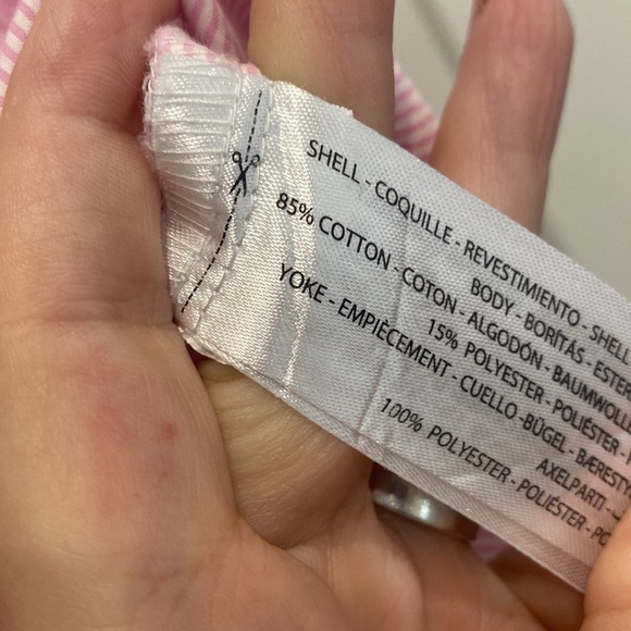 Ariat, Pro Series Dayne Pink Mini Stripe Long Sleeve Button Down Shirt |Size XXL - Picture 14 of 14